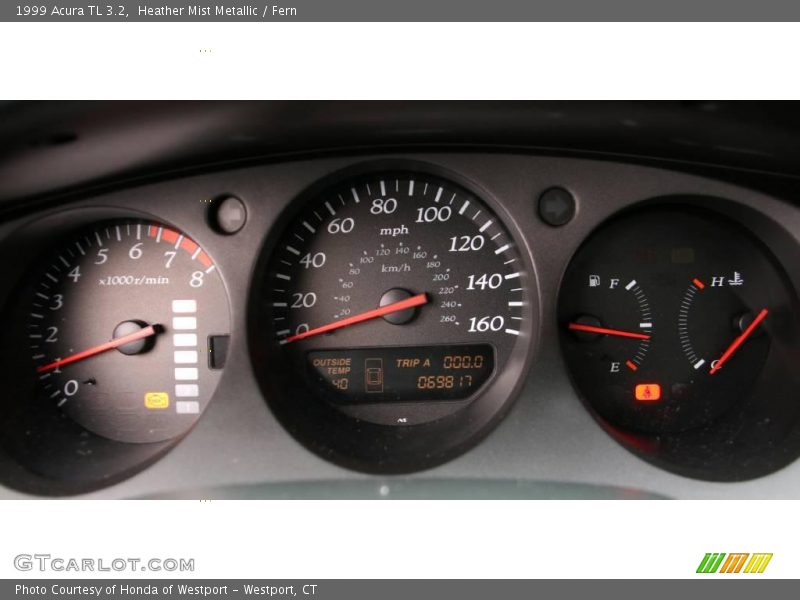 Heather Mist Metallic / Fern 1999 Acura TL 3.2