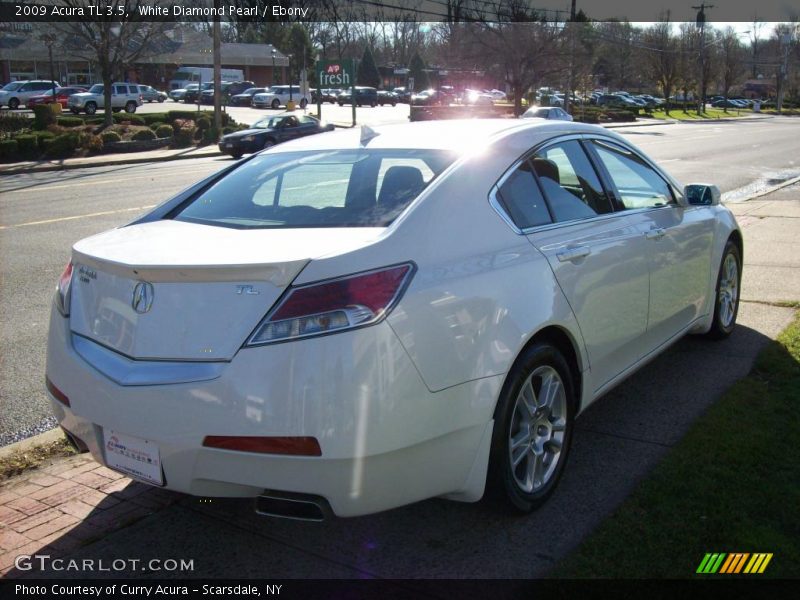 White Diamond Pearl / Ebony 2009 Acura TL 3.5
