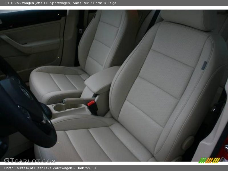 Salsa Red / Cornsilk Beige 2010 Volkswagen Jetta TDI SportWagen
