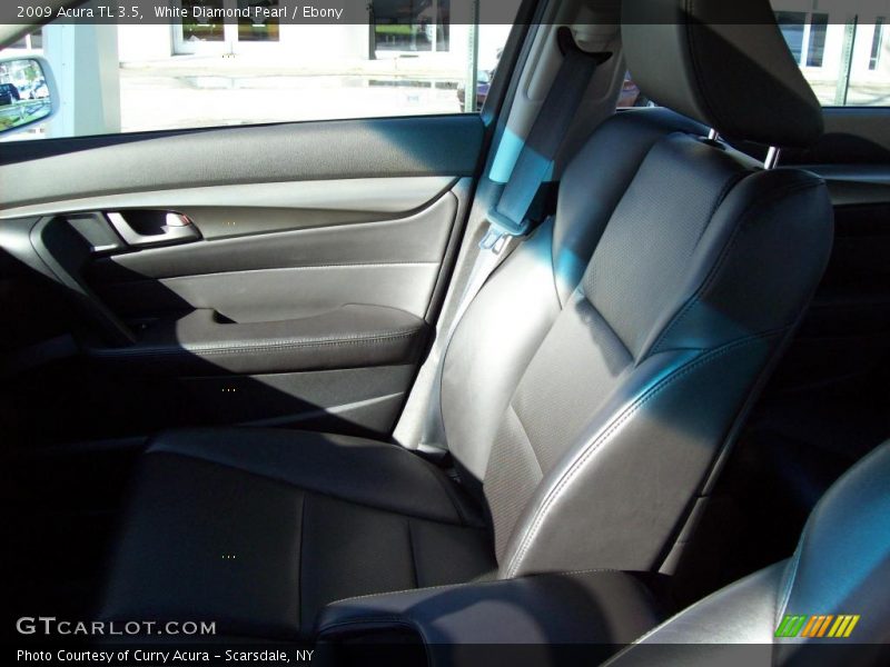 White Diamond Pearl / Ebony 2009 Acura TL 3.5