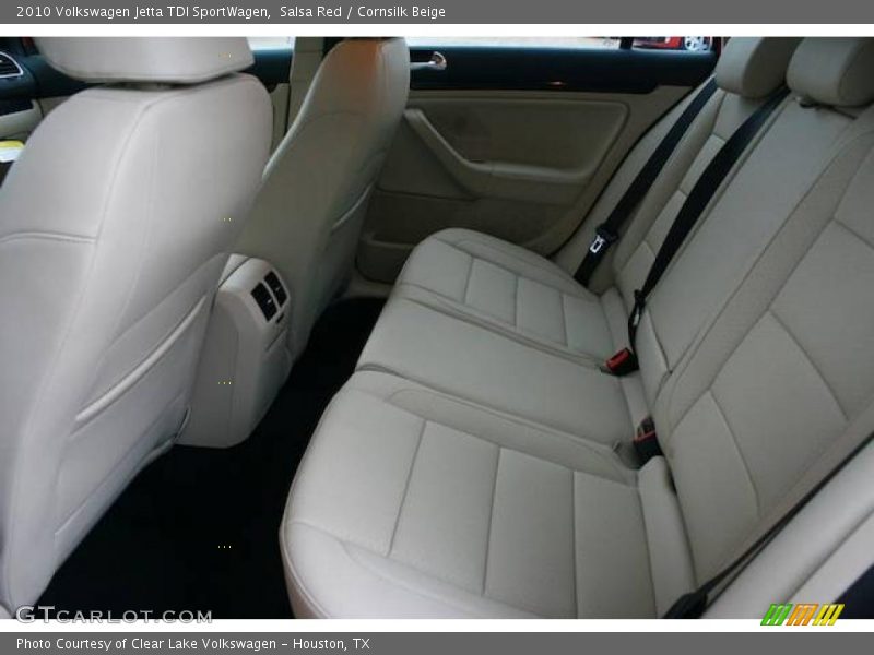 Salsa Red / Cornsilk Beige 2010 Volkswagen Jetta TDI SportWagen