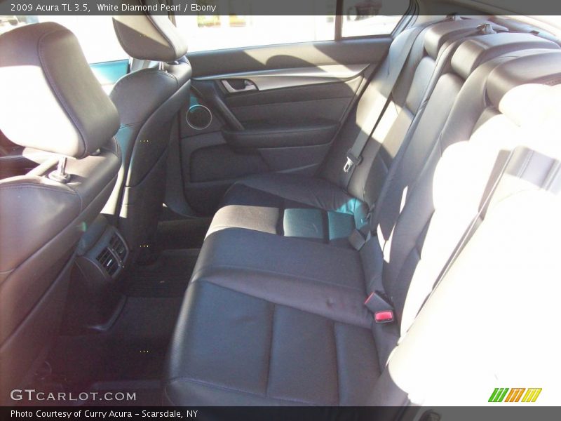 White Diamond Pearl / Ebony 2009 Acura TL 3.5