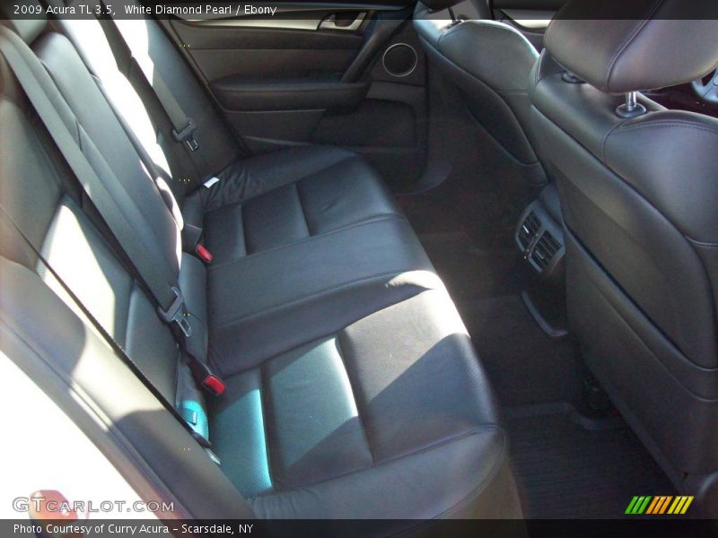 White Diamond Pearl / Ebony 2009 Acura TL 3.5