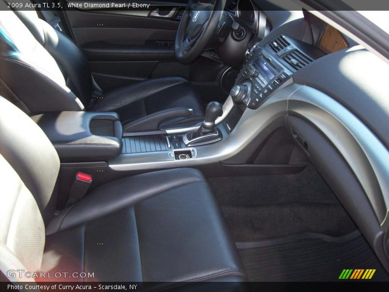White Diamond Pearl / Ebony 2009 Acura TL 3.5
