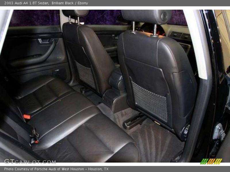Brilliant Black / Ebony 2003 Audi A4 1.8T Sedan