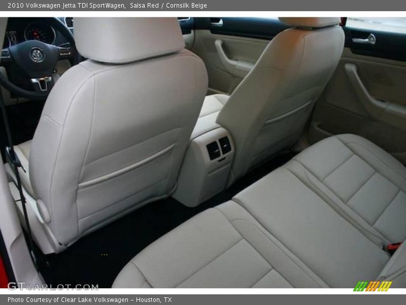 Salsa Red / Cornsilk Beige 2010 Volkswagen Jetta TDI SportWagen