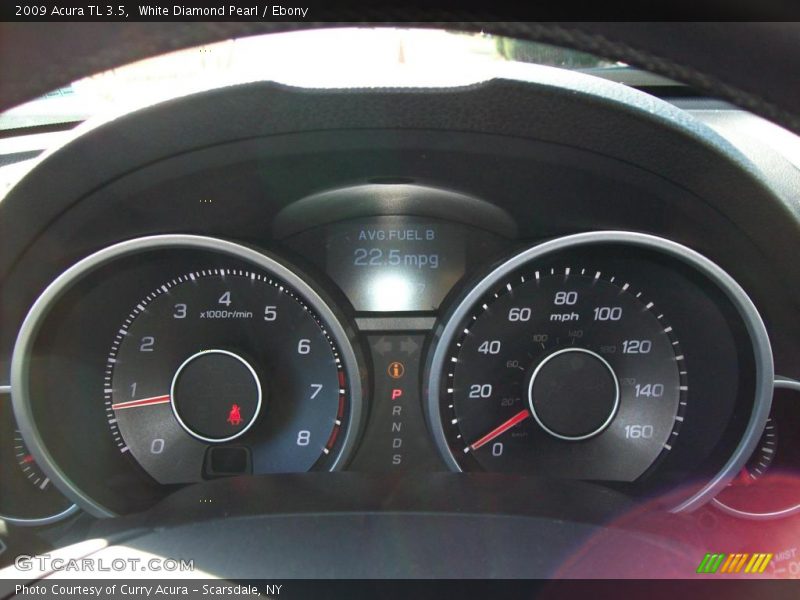 White Diamond Pearl / Ebony 2009 Acura TL 3.5