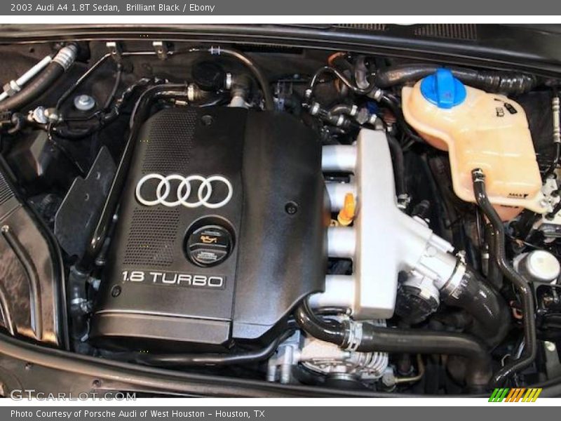 Brilliant Black / Ebony 2003 Audi A4 1.8T Sedan