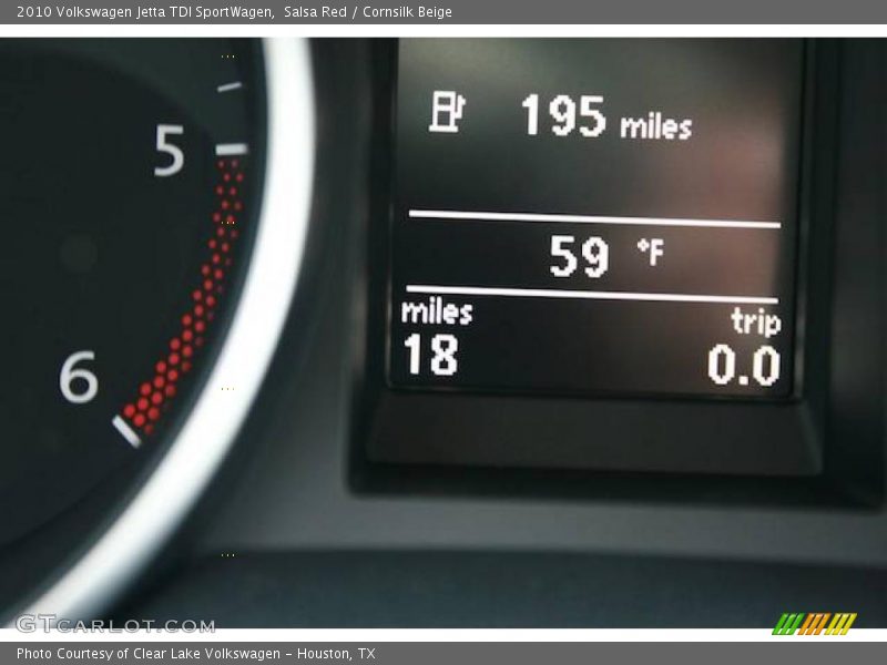 Salsa Red / Cornsilk Beige 2010 Volkswagen Jetta TDI SportWagen