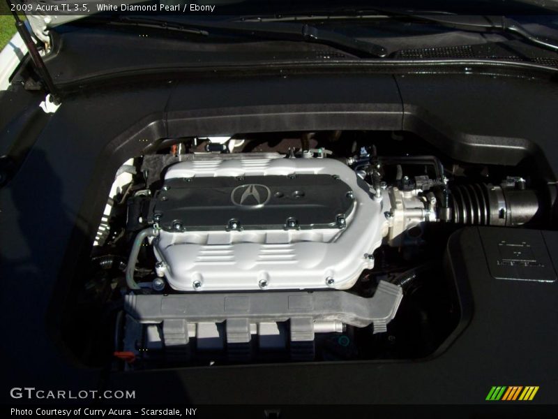 White Diamond Pearl / Ebony 2009 Acura TL 3.5