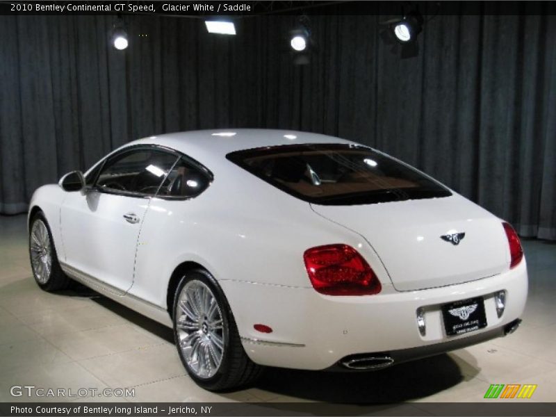 Glacier White / Saddle 2010 Bentley Continental GT Speed