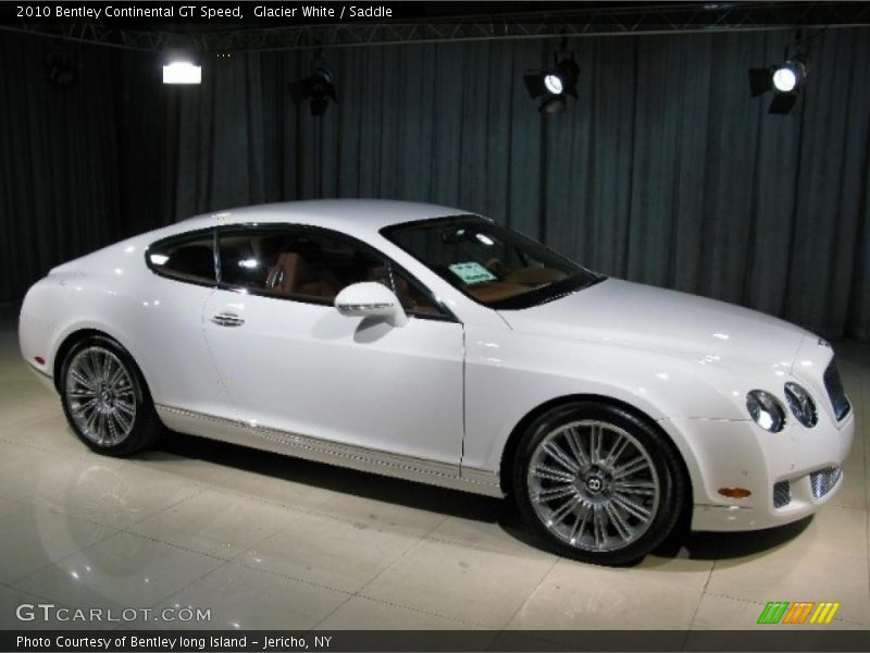 Glacier White / Saddle 2010 Bentley Continental GT Speed