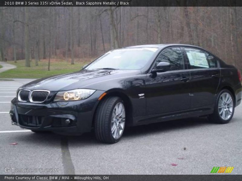 Black Sapphire Metallic / Black 2010 BMW 3 Series 335i xDrive Sedan