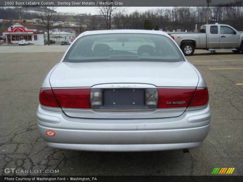 Sterling Silver Metallic / Medium Gray 2003 Buick LeSabre Custom