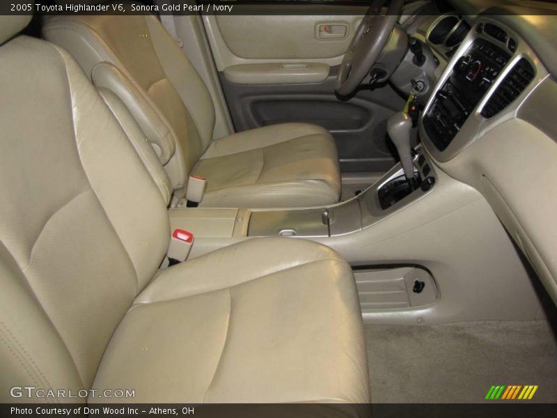 Sonora Gold Pearl / Ivory 2005 Toyota Highlander V6