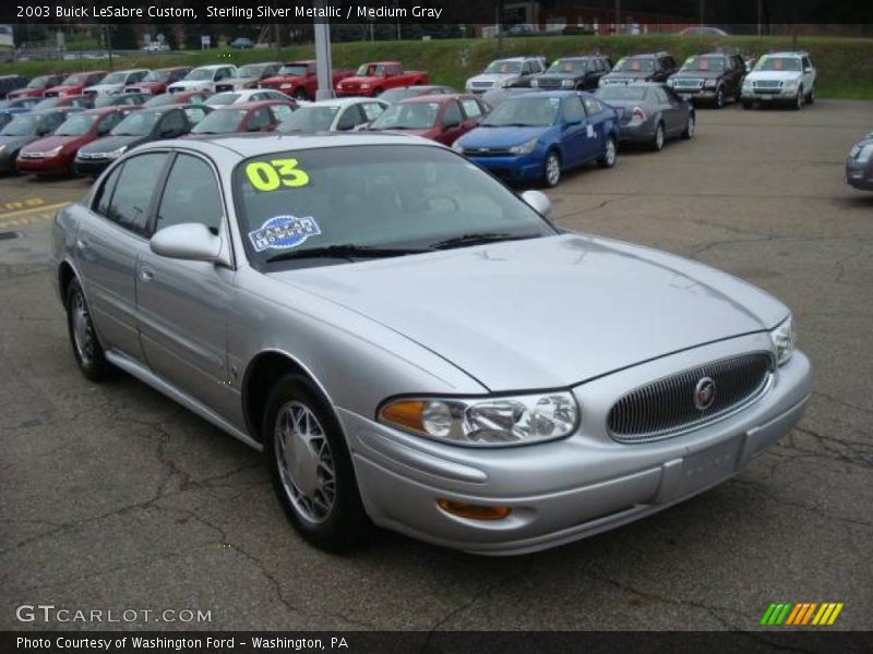 Sterling Silver Metallic / Medium Gray 2003 Buick LeSabre Custom