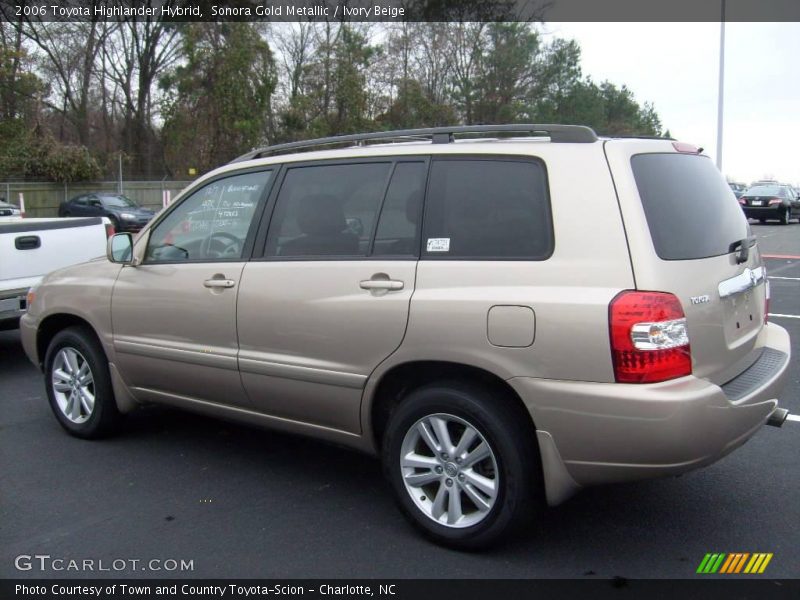 Sonora Gold Metallic / Ivory Beige 2006 Toyota Highlander Hybrid