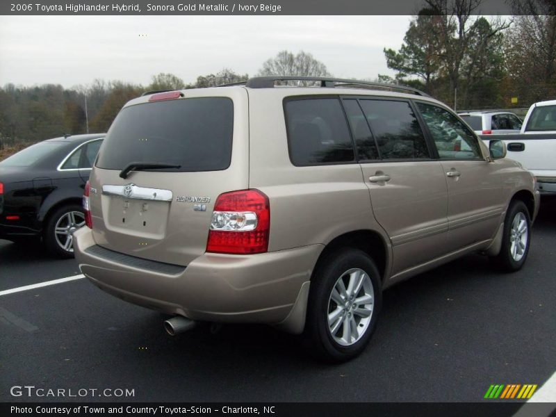 Sonora Gold Metallic / Ivory Beige 2006 Toyota Highlander Hybrid