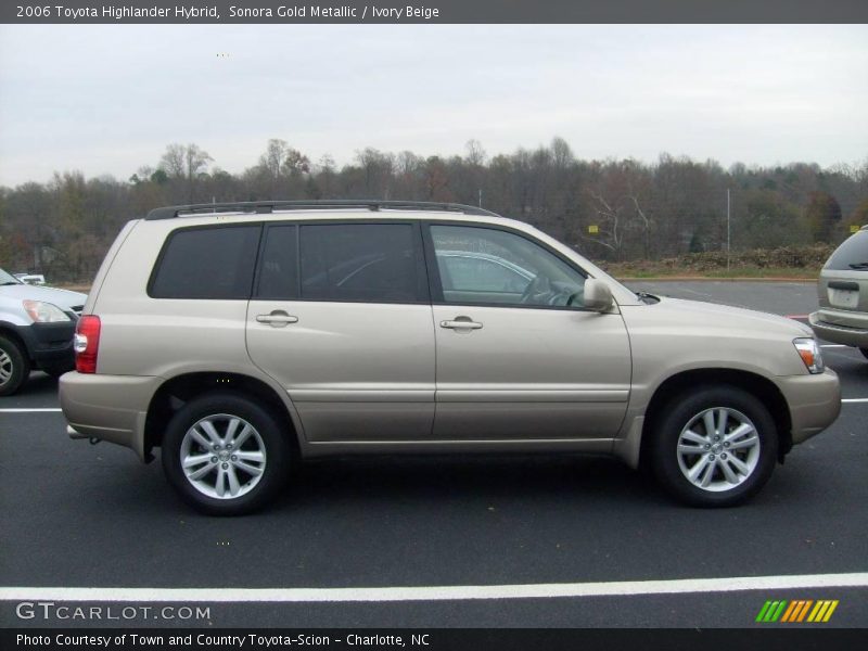 Sonora Gold Metallic / Ivory Beige 2006 Toyota Highlander Hybrid