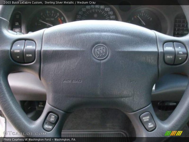 Sterling Silver Metallic / Medium Gray 2003 Buick LeSabre Custom