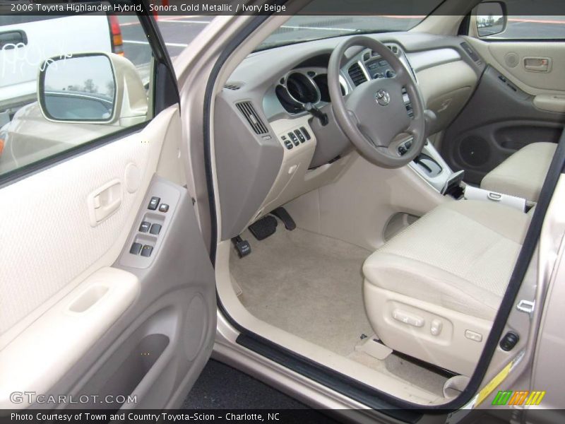 Sonora Gold Metallic / Ivory Beige 2006 Toyota Highlander Hybrid