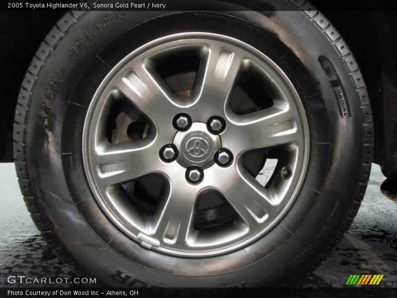 Sonora Gold Pearl / Ivory 2005 Toyota Highlander V6