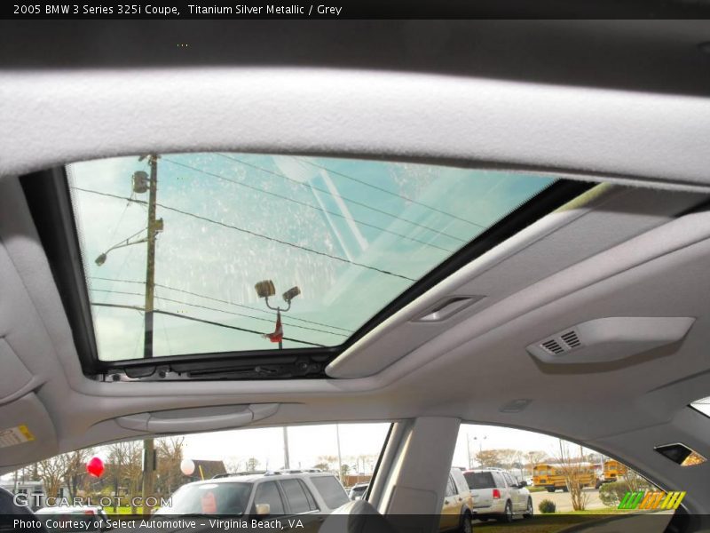 Titanium Silver Metallic / Grey 2005 BMW 3 Series 325i Coupe