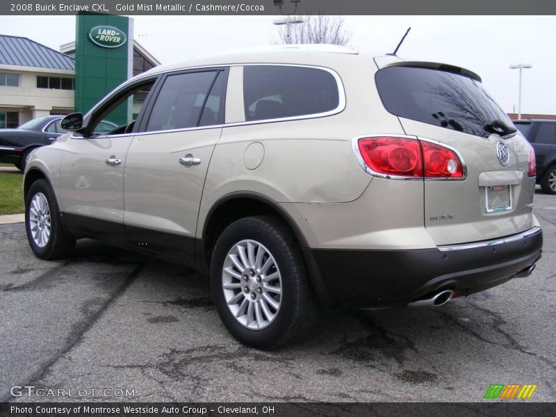 Gold Mist Metallic / Cashmere/Cocoa 2008 Buick Enclave CXL