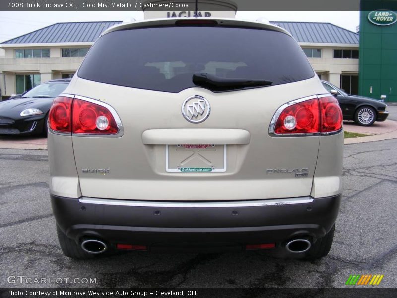 Gold Mist Metallic / Cashmere/Cocoa 2008 Buick Enclave CXL