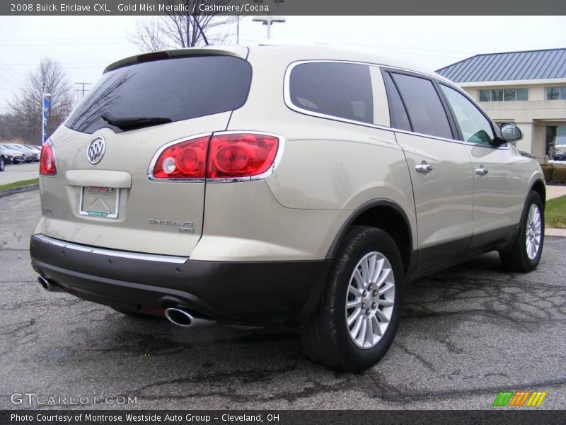 Gold Mist Metallic / Cashmere/Cocoa 2008 Buick Enclave CXL