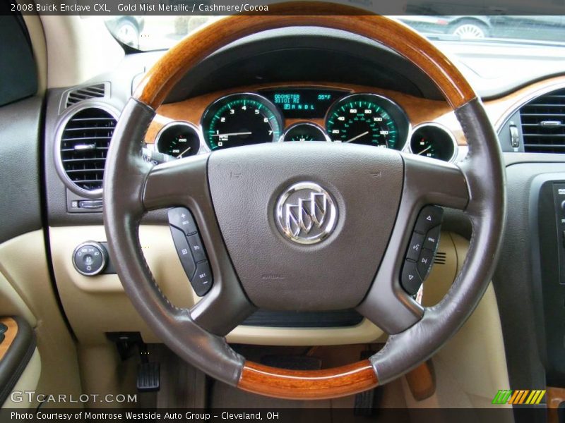 Gold Mist Metallic / Cashmere/Cocoa 2008 Buick Enclave CXL