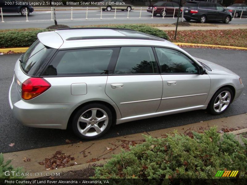 Brilliant Silver Metallic / Off-Black 2007 Subaru Legacy 2.5i Wagon