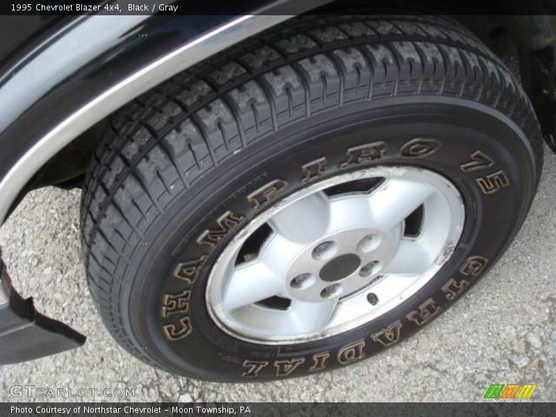 Black / Gray 1995 Chevrolet Blazer 4x4