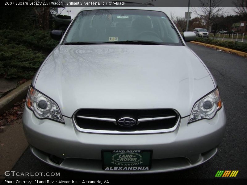 Brilliant Silver Metallic / Off-Black 2007 Subaru Legacy 2.5i Wagon