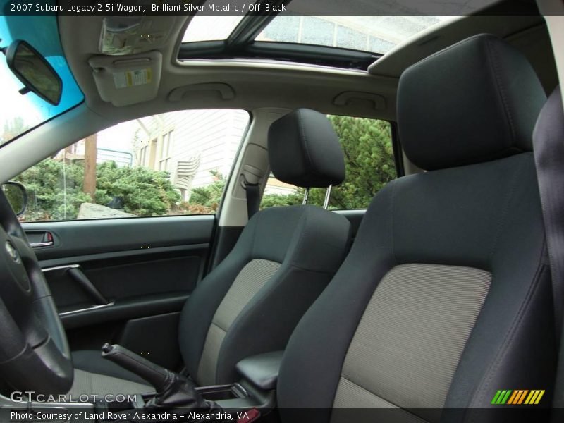 Brilliant Silver Metallic / Off-Black 2007 Subaru Legacy 2.5i Wagon