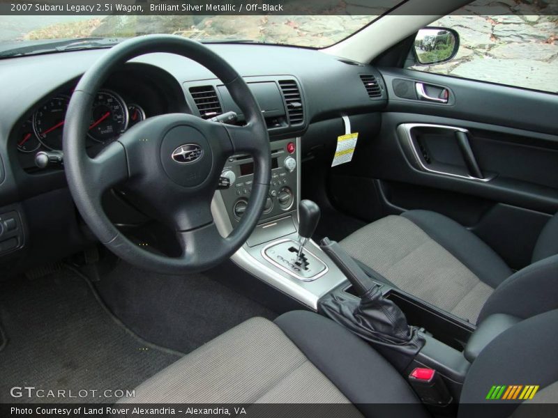 Brilliant Silver Metallic / Off-Black 2007 Subaru Legacy 2.5i Wagon