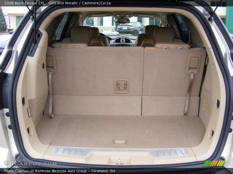 Gold Mist Metallic / Cashmere/Cocoa 2008 Buick Enclave CXL