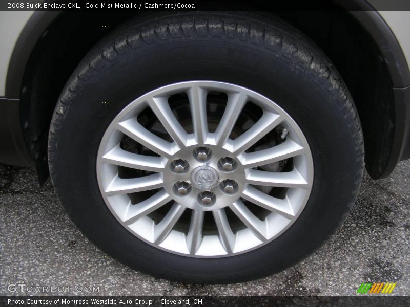 Gold Mist Metallic / Cashmere/Cocoa 2008 Buick Enclave CXL
