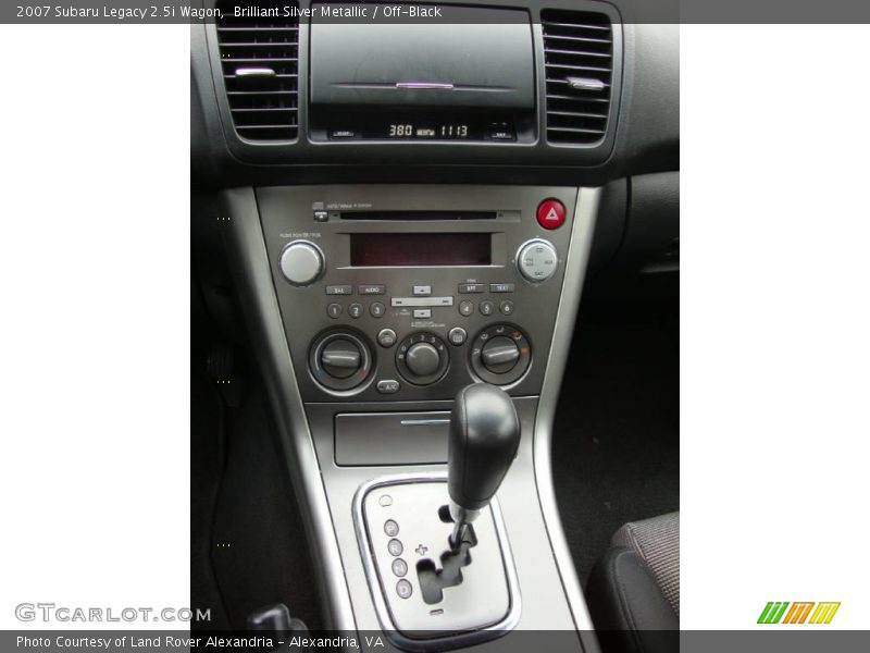 Brilliant Silver Metallic / Off-Black 2007 Subaru Legacy 2.5i Wagon