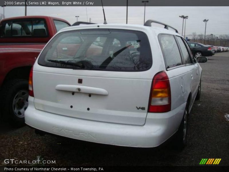 Bright White / Gray 2000 Saturn L Series LW2 Wagon