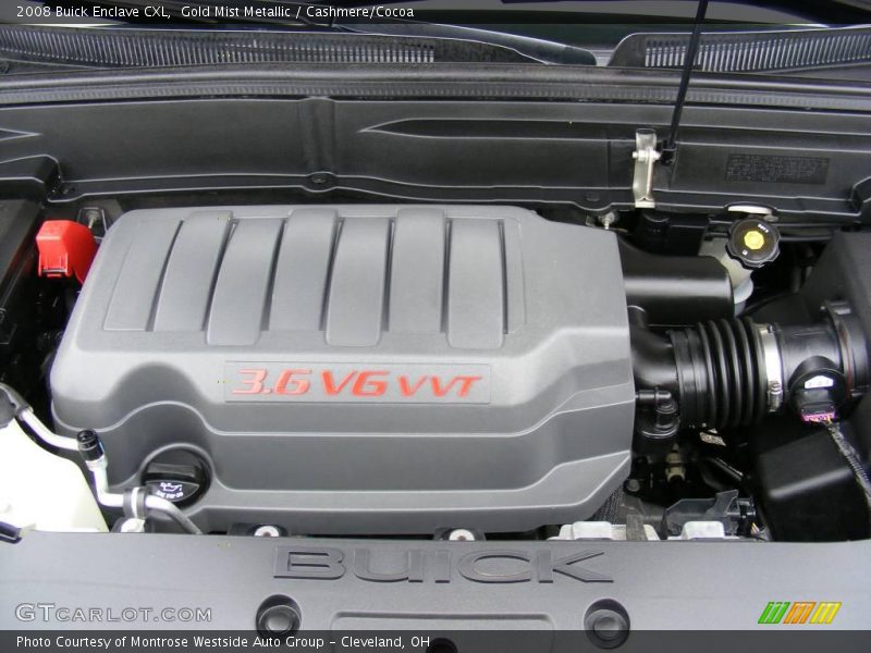 Gold Mist Metallic / Cashmere/Cocoa 2008 Buick Enclave CXL