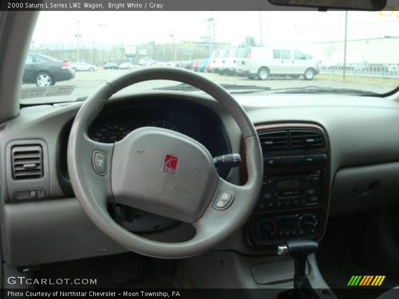 Bright White / Gray 2000 Saturn L Series LW2 Wagon