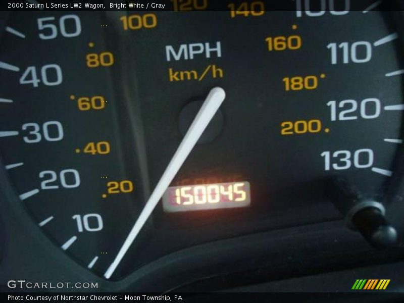 Bright White / Gray 2000 Saturn L Series LW2 Wagon