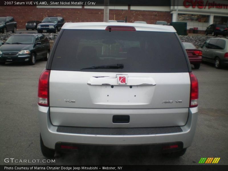 Silver Nickel Metallic / Gray 2007 Saturn VUE V6 AWD