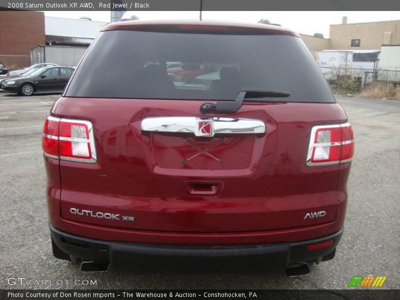 Red Jewel / Black 2008 Saturn Outlook XR AWD