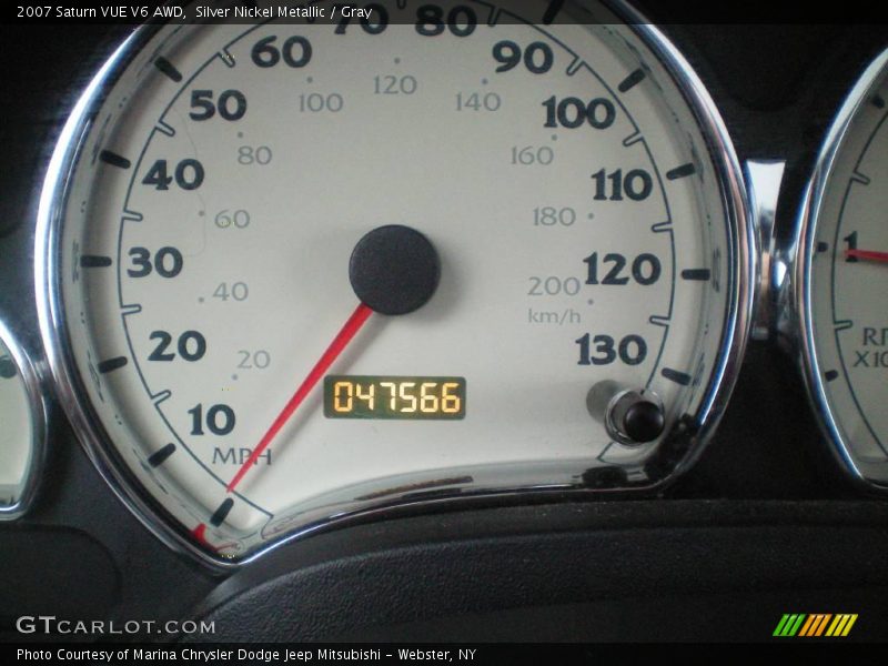 Silver Nickel Metallic / Gray 2007 Saturn VUE V6 AWD