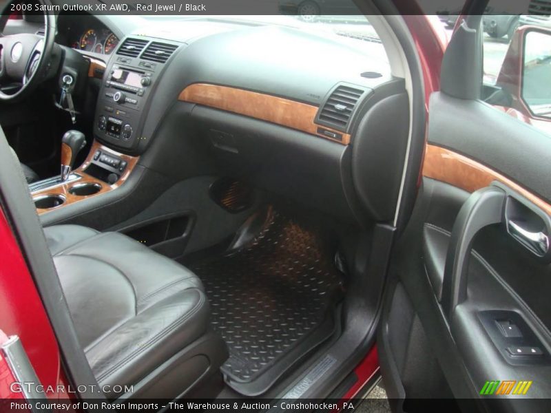 Red Jewel / Black 2008 Saturn Outlook XR AWD