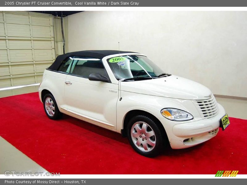 Cool Vanilla White / Dark Slate Gray 2005 Chrysler PT Cruiser Convertible