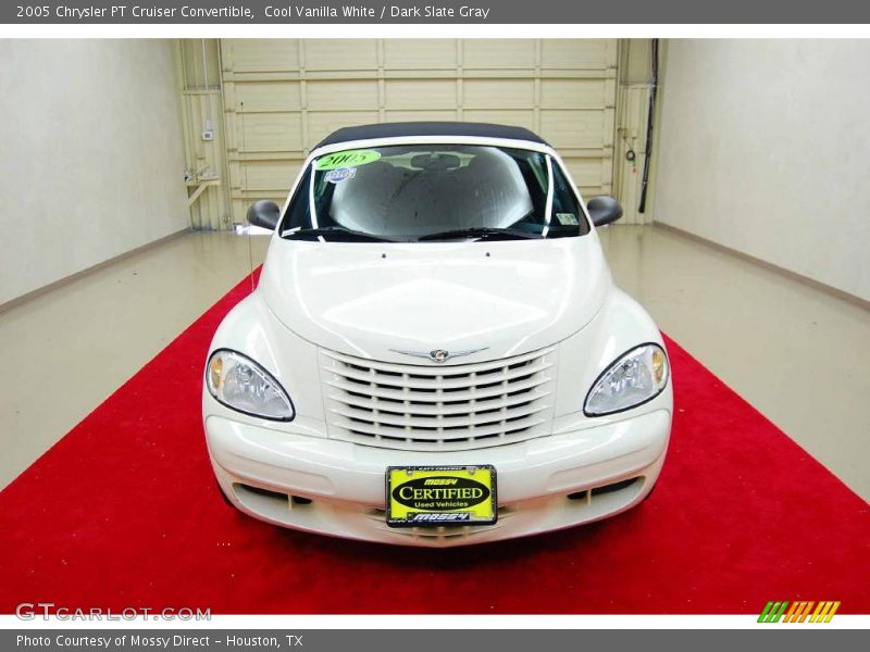 Cool Vanilla White / Dark Slate Gray 2005 Chrysler PT Cruiser Convertible