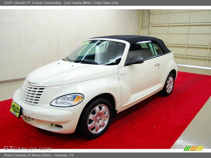 Cool Vanilla White / Dark Slate Gray 2005 Chrysler PT Cruiser Convertible